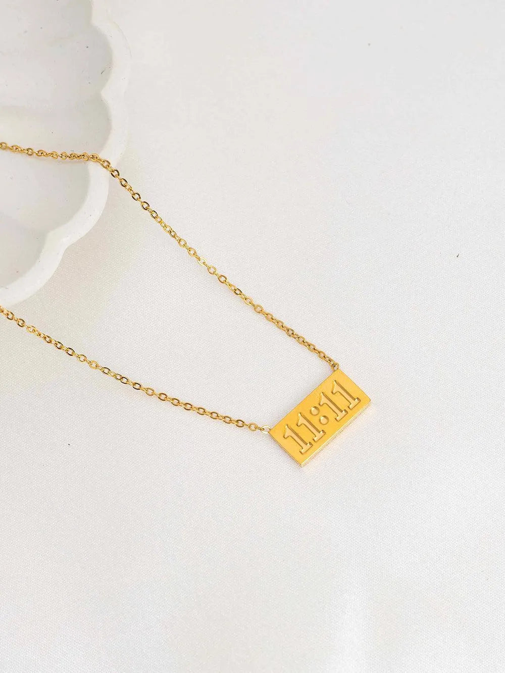 11:11 Necklace - 18K Gold Plated - Firstglam Quick