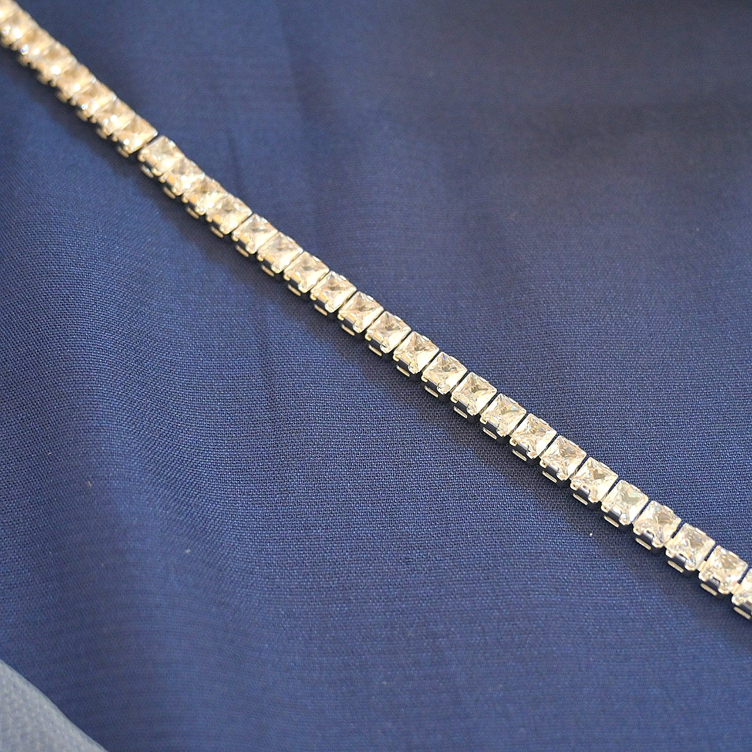 Silver Zircon Tennis Bracelet - Firstglam Quick