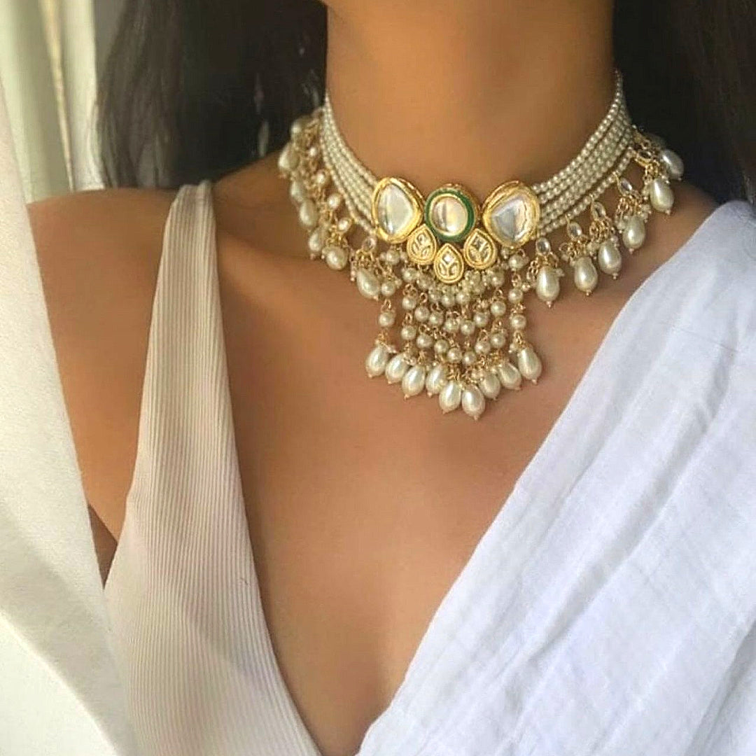 Amisha Kundan Choker Set - Firstglam Quick