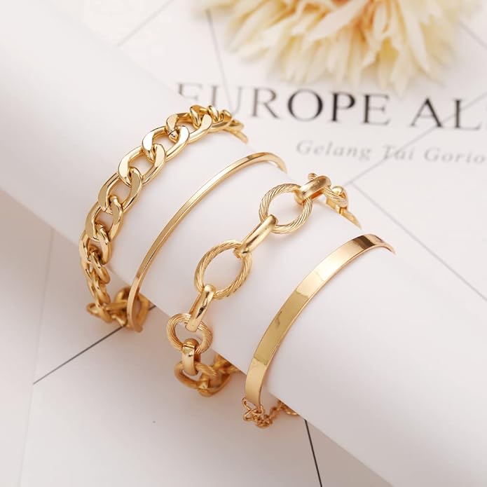 Set of 4 Latest Stylish Design Bracelets