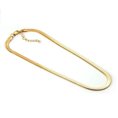 Anti Tarnish 18K Gold Plated Snake Chain - Firstglam Quick